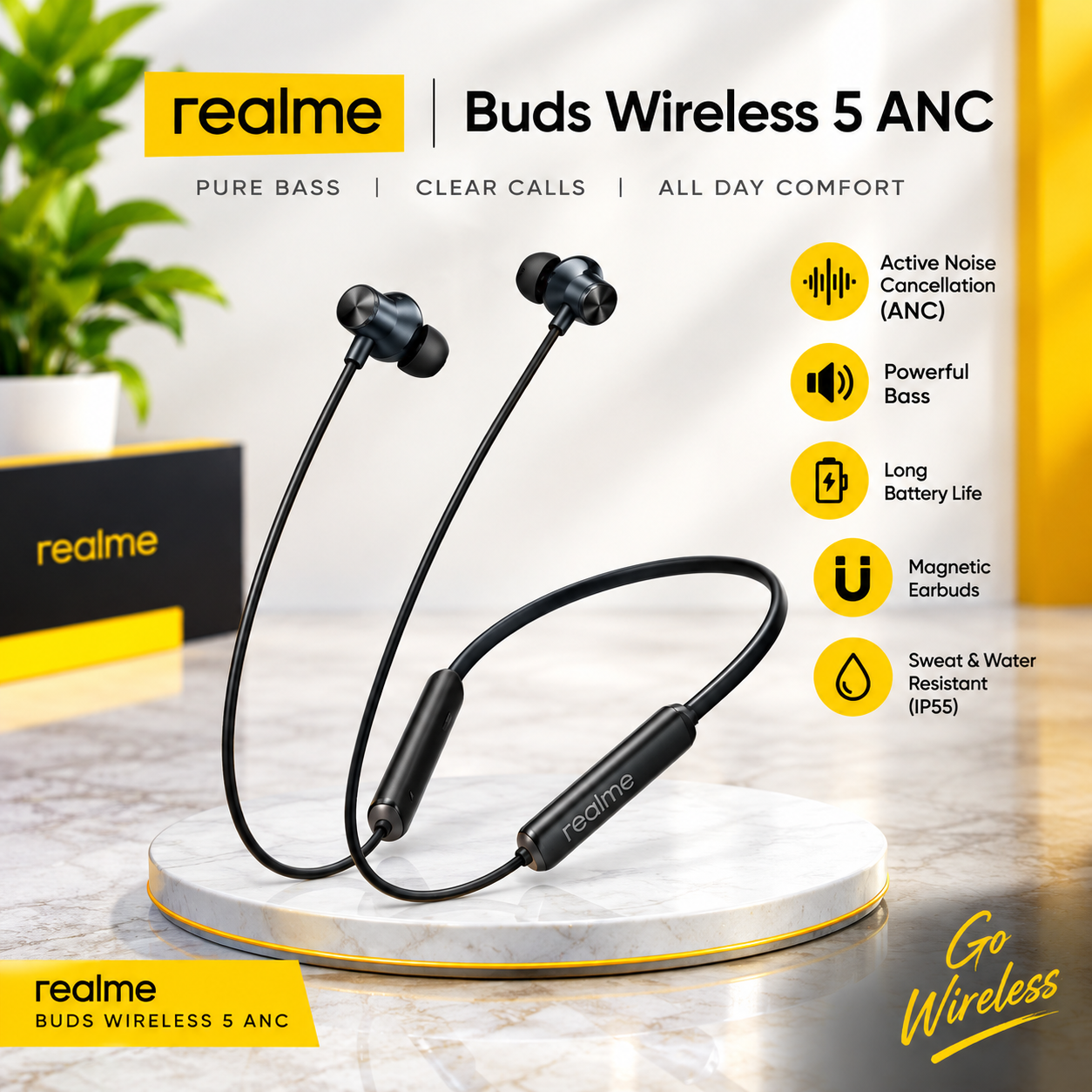 REALME BUDS. WIRELESS 5 ANC